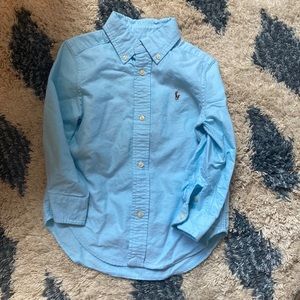 Ralph Lauren Blue Button Down sz 3t